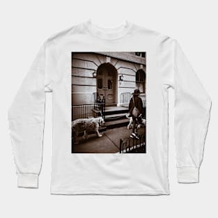 Brooklyn Heights Street Vintage New York City Long Sleeve T-Shirt